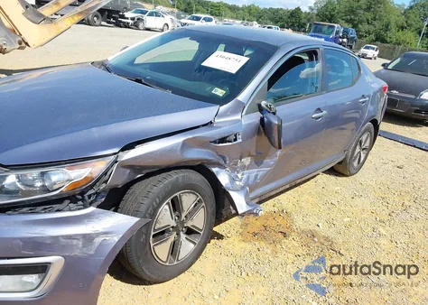2011 Kia Optima Hybrid Ex from USA, damaged, VIN KNAGM4AD4BS007999